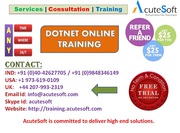 DOT NET Online Training by AcuteSoft with 10+ years SMEs.